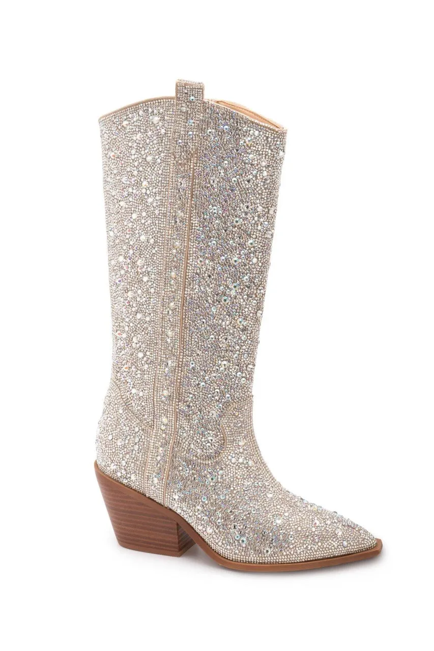 GLITZY Rhinestone Boot