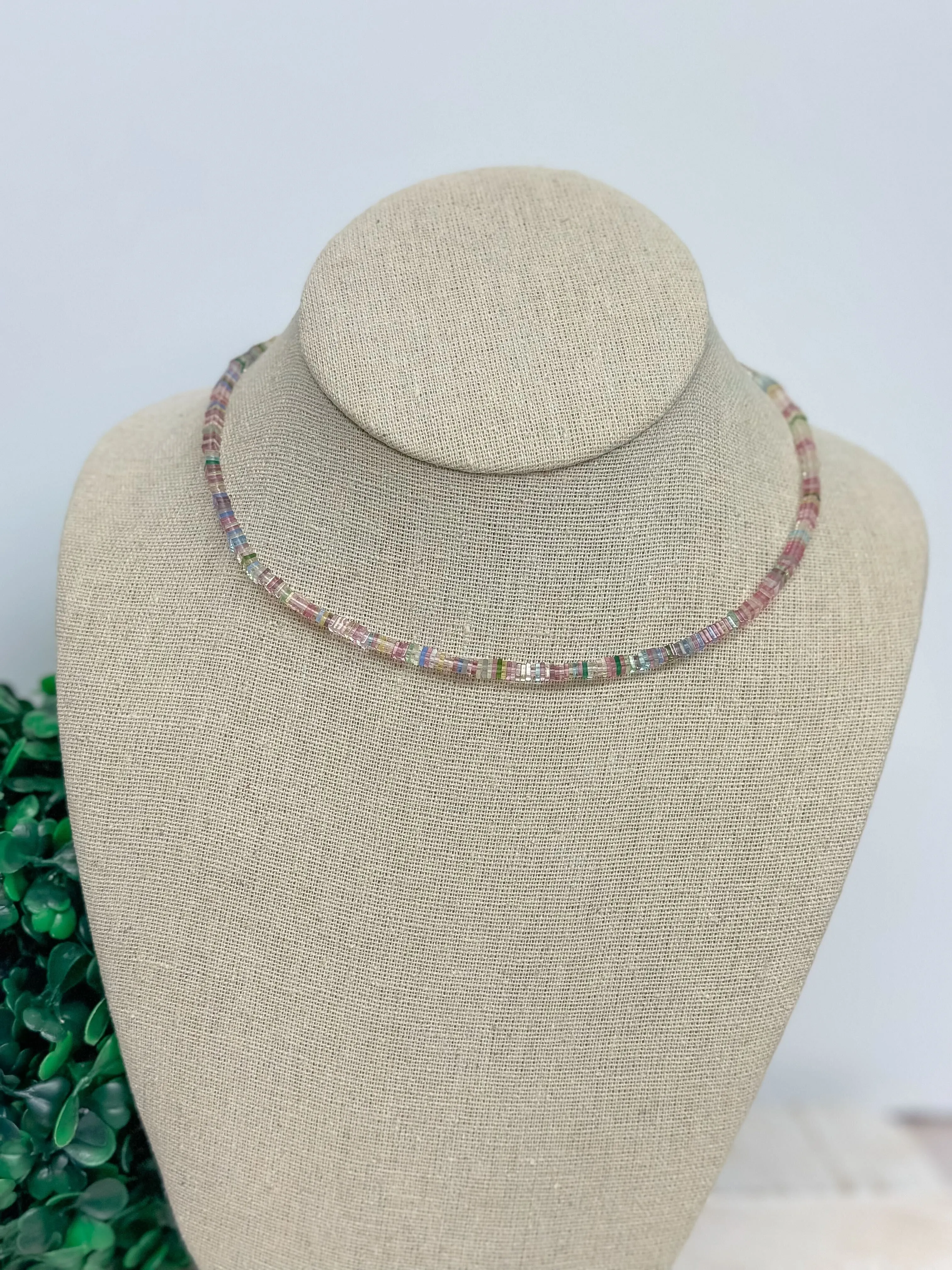 Glossy Glassy Necklace by B.B. Lila