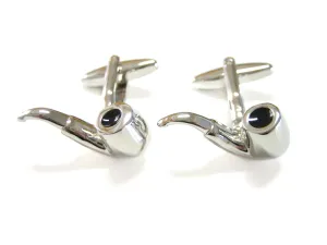Glossy Pipe Cufflinks