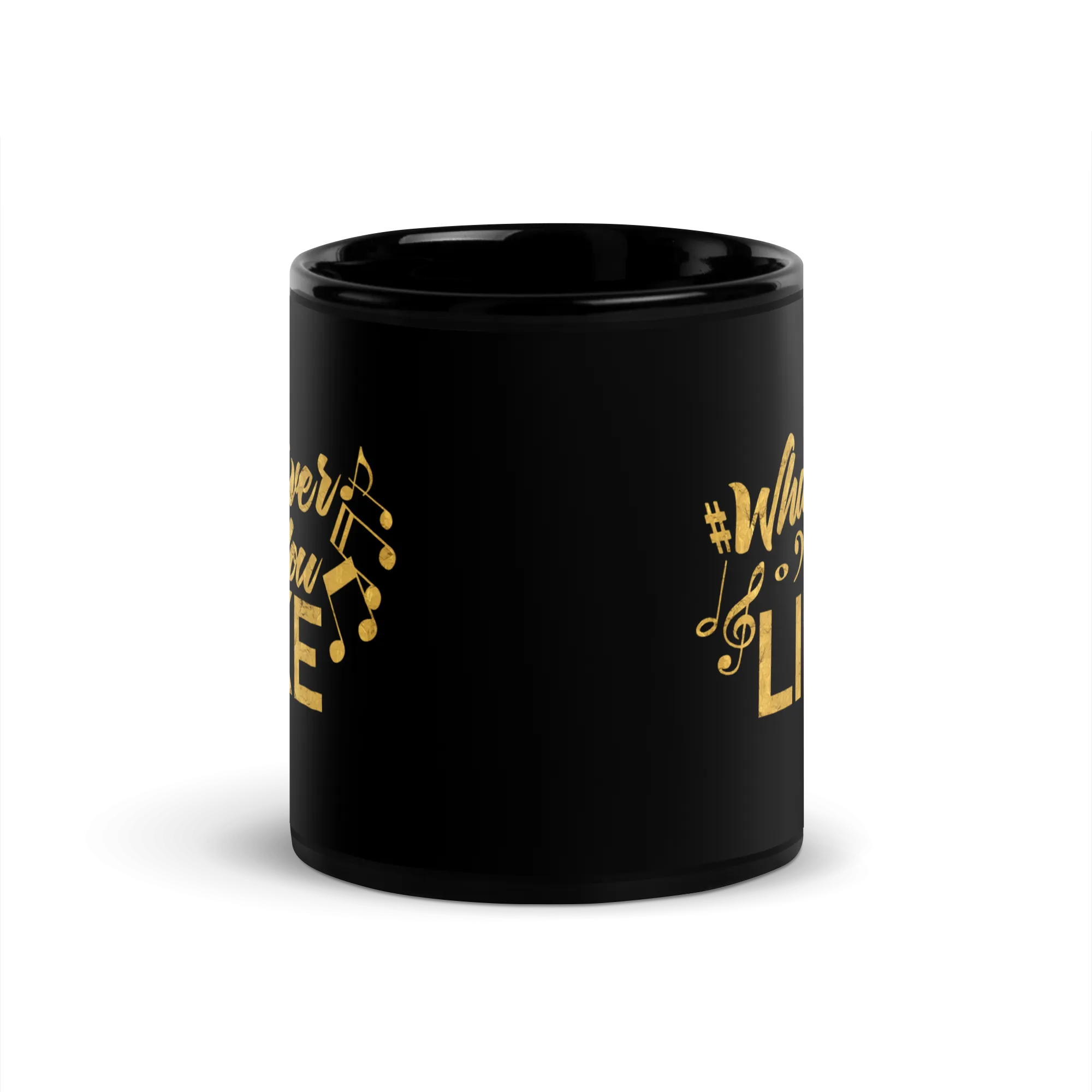 Glossy Whatever You Like Black Mug