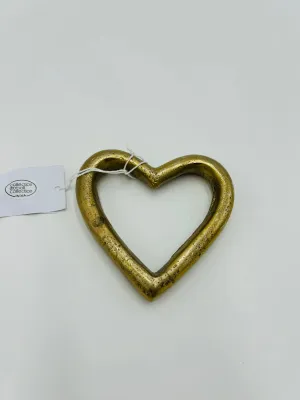 Gold Metal Heart