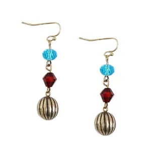 GOLD MULTI EARRINGS  #SE30632_GLD-MLT (BG1)