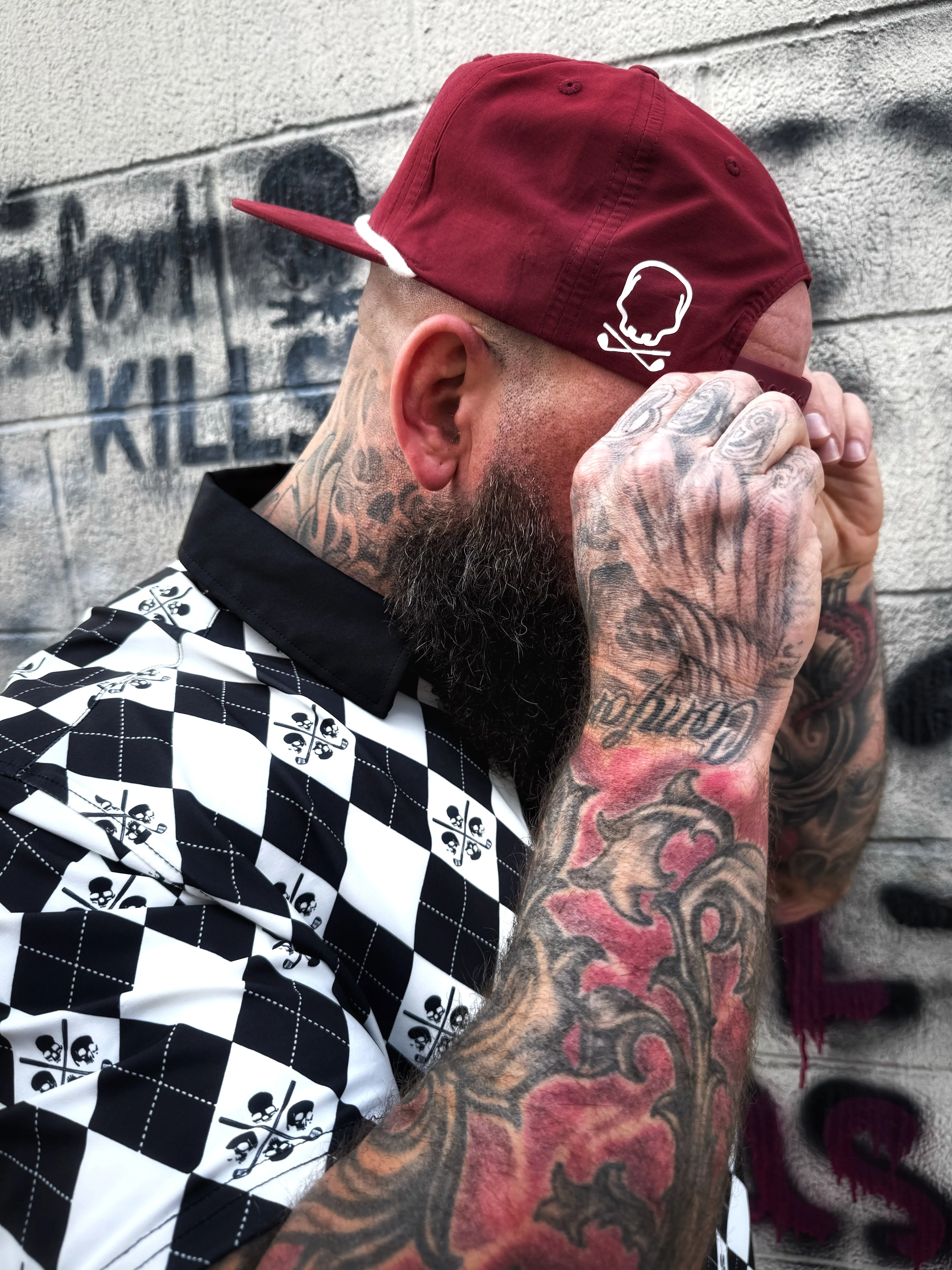GOLF SKULL HAT