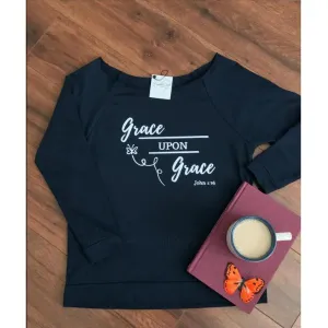 Grace Upon Grace (Ladies rough edge shirt)