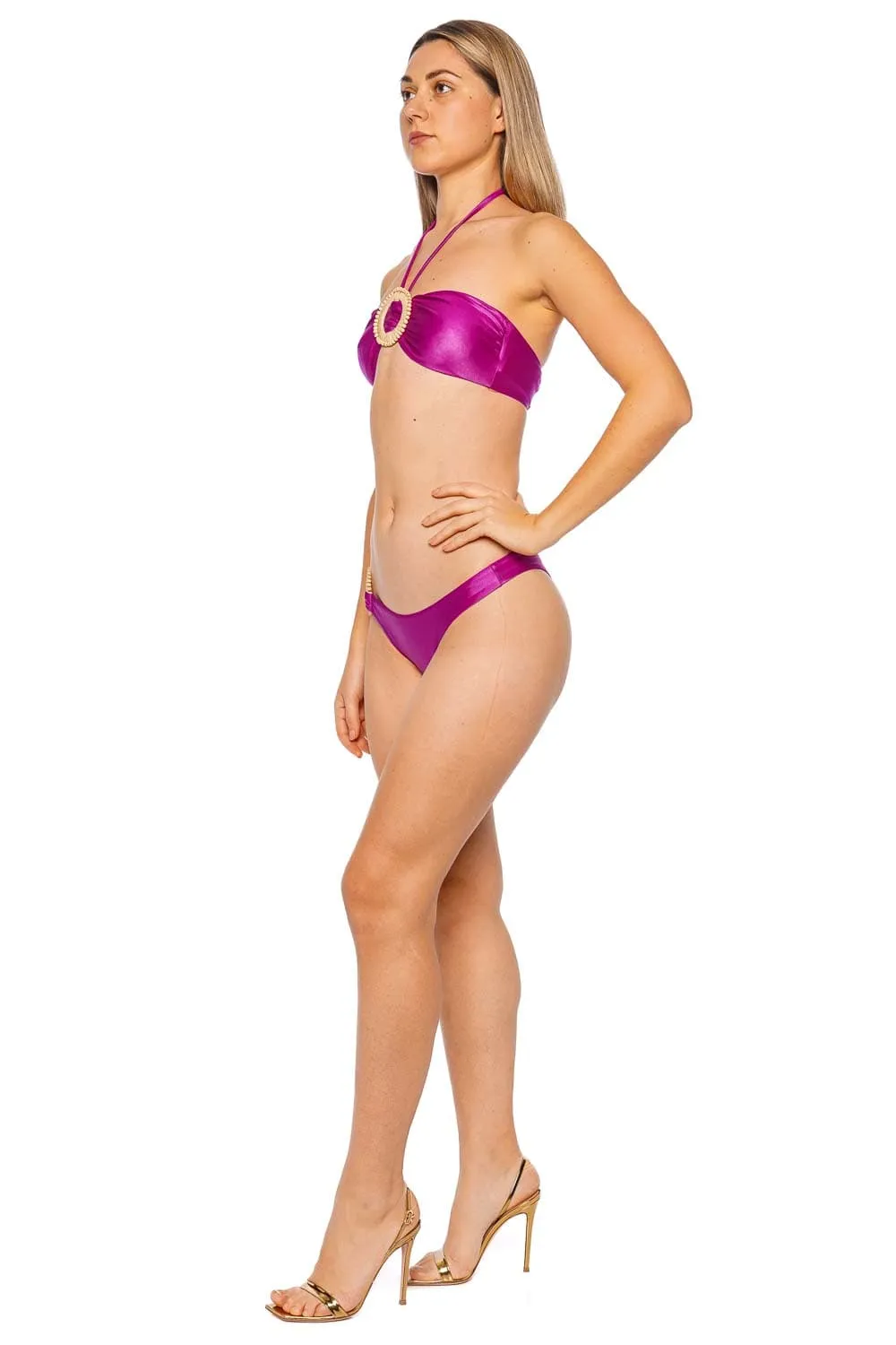Groovy Embellished Bikini Bottom