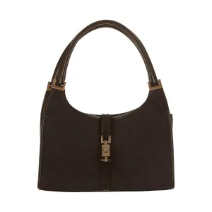 Gucci Black Logo Jackie Bag