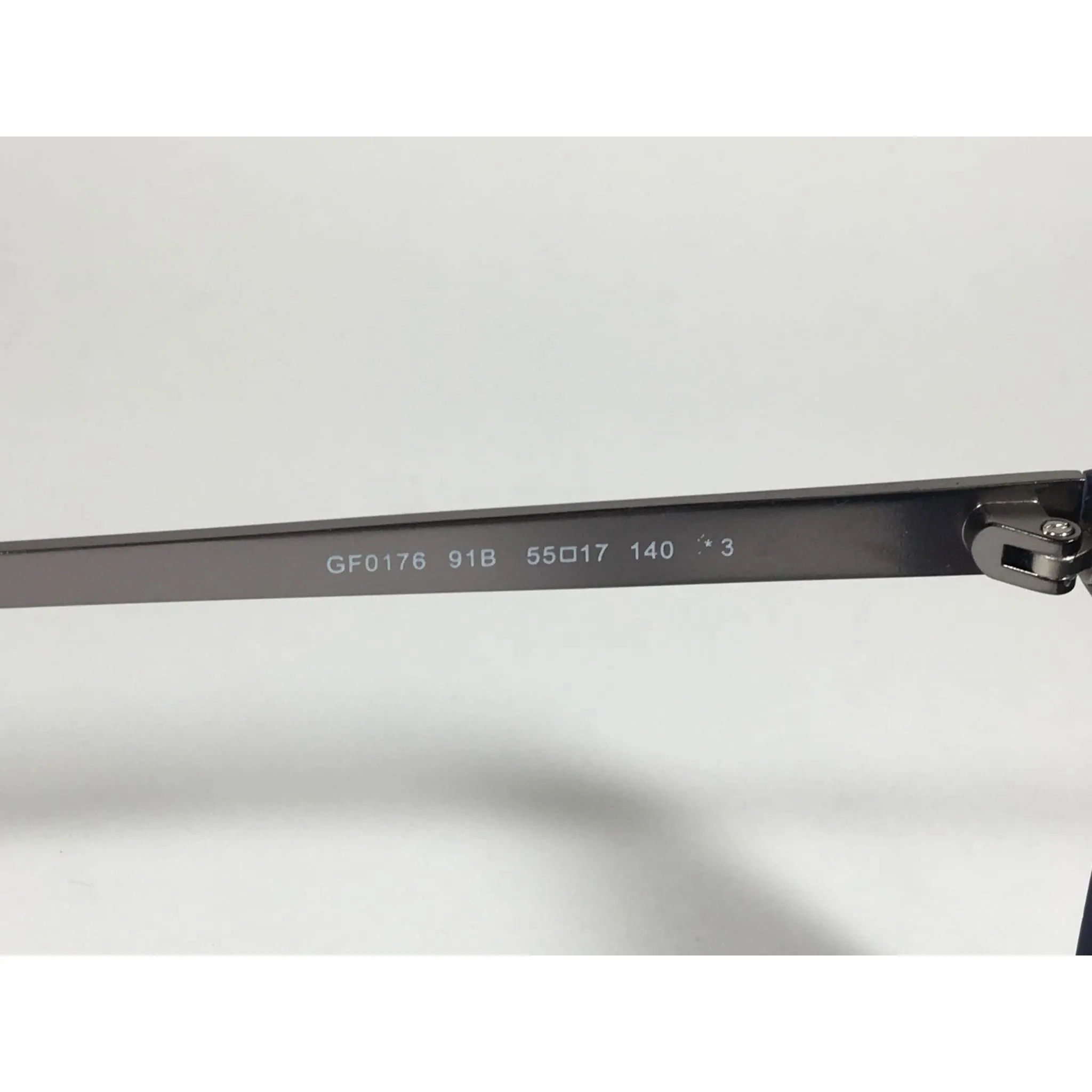 Guess Flat Top Square Sunglasses Matte Blue Gunmetal Smoke Lens GF0176 91B