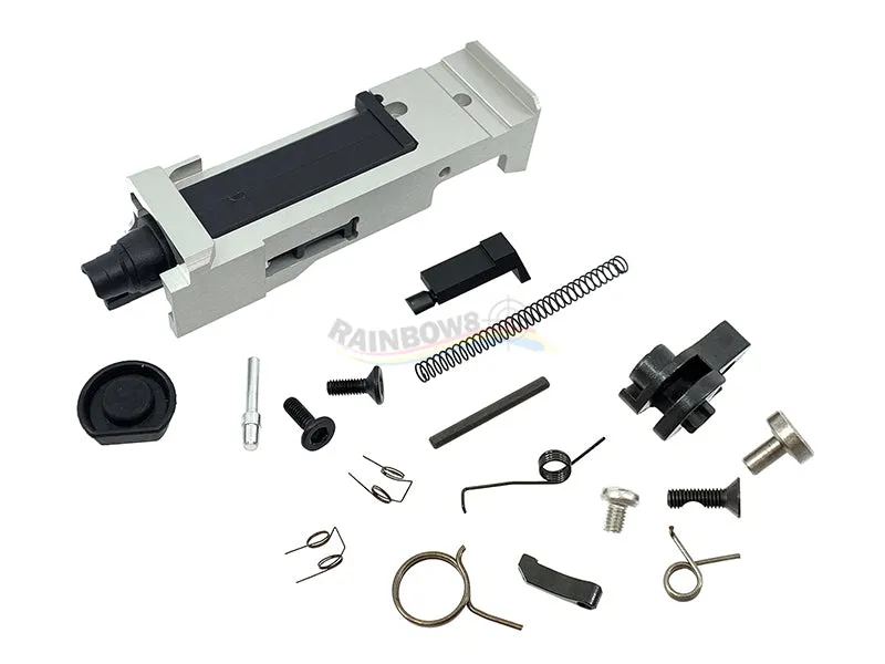 GunsModify SA Style RMR Slide / Threaded Stainless Barrel (Black) / Housing & Parts Set For Marui G17