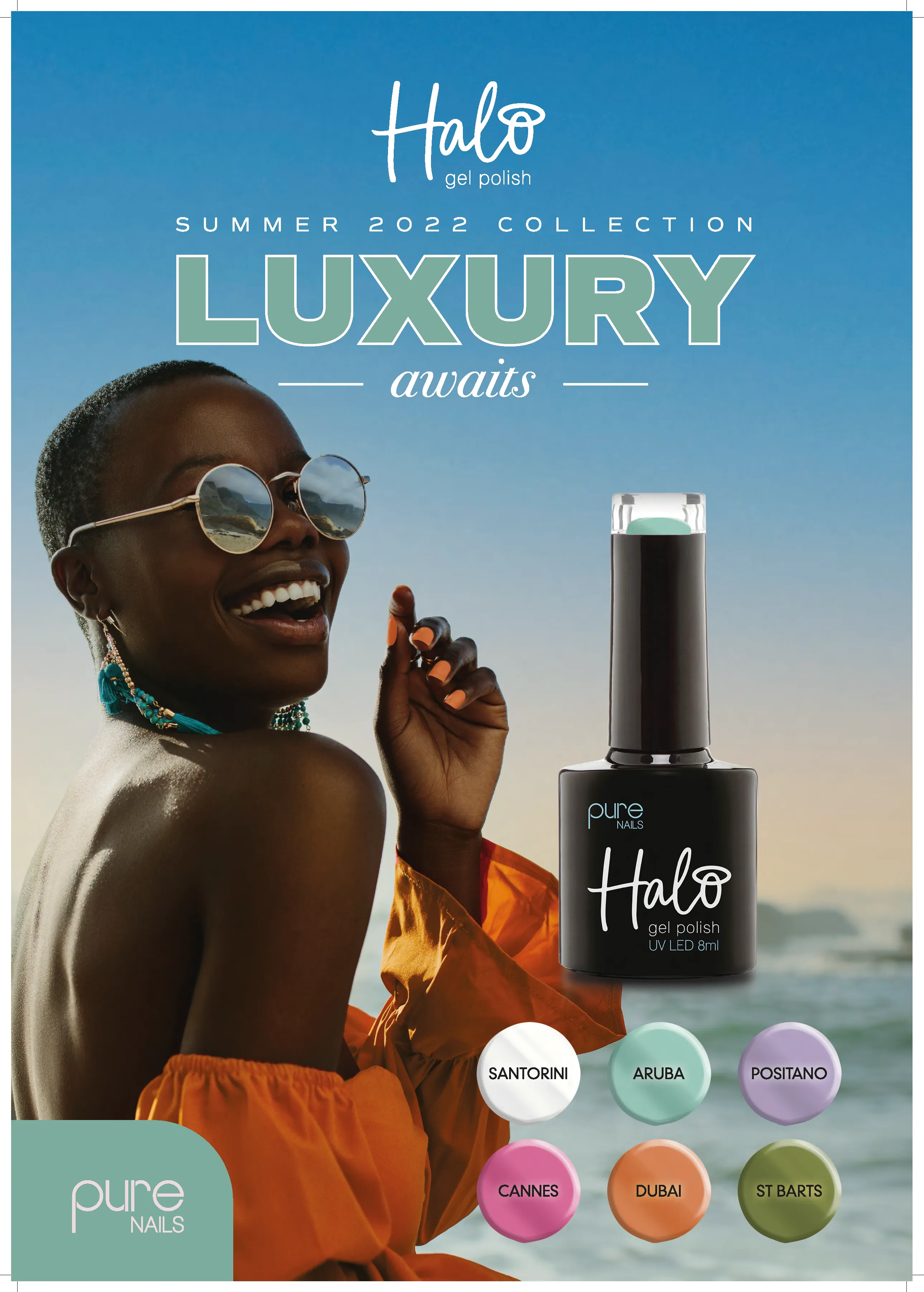Halo Gel Polish Luxury Awaits A2 Poster