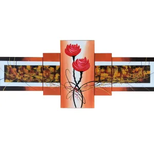 HAND OIL PAINTING ABSTRACT - 50X40, 20X50, 40X80, 20X50, 50X40cm (5pcs)