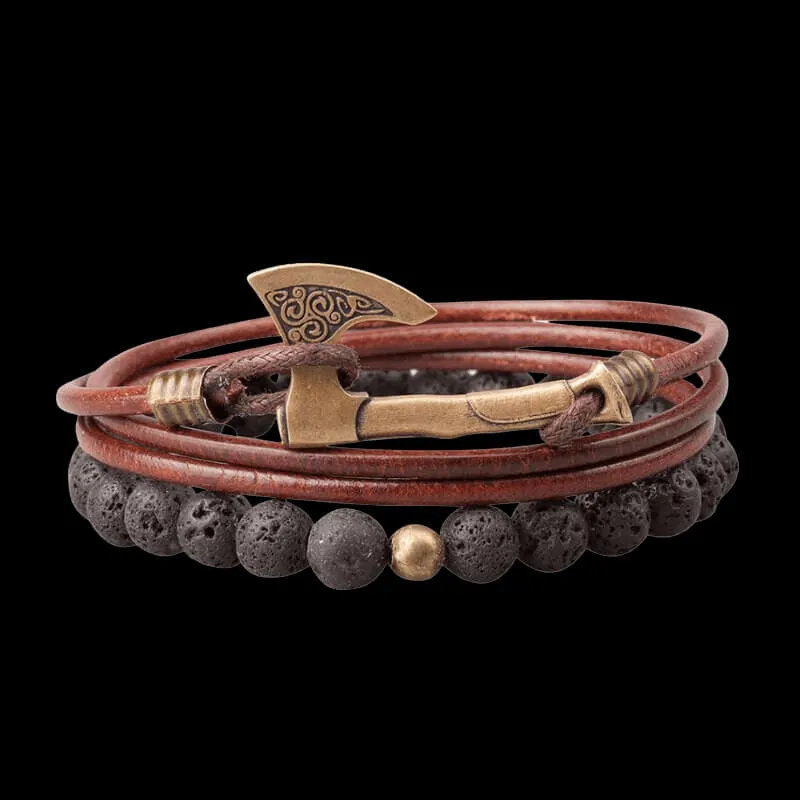 Handcrafted Axe Bracelet Knut