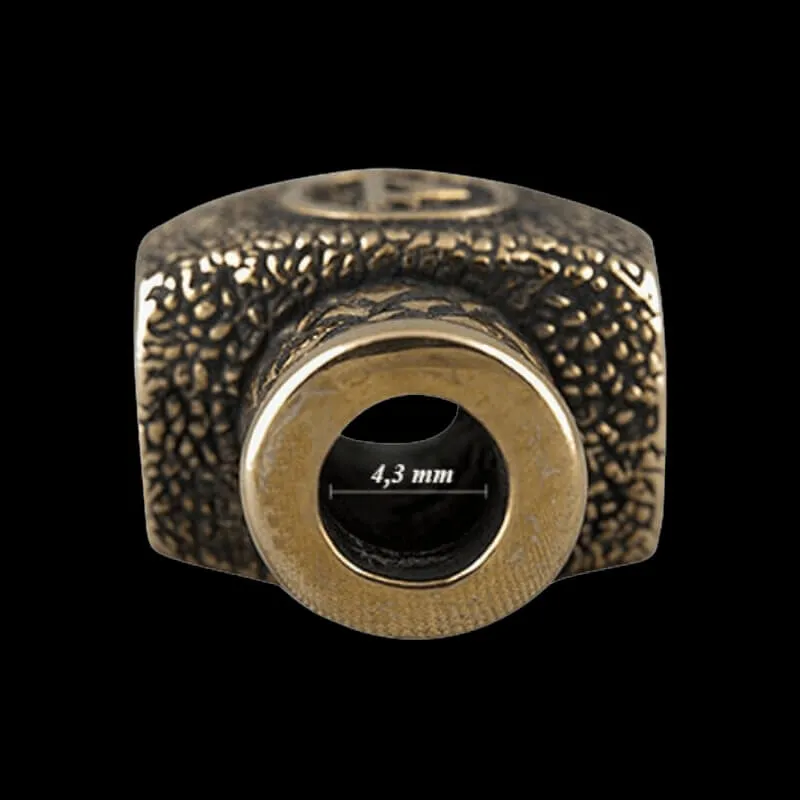 Handcrafted Bronze Viking Beads Hammer