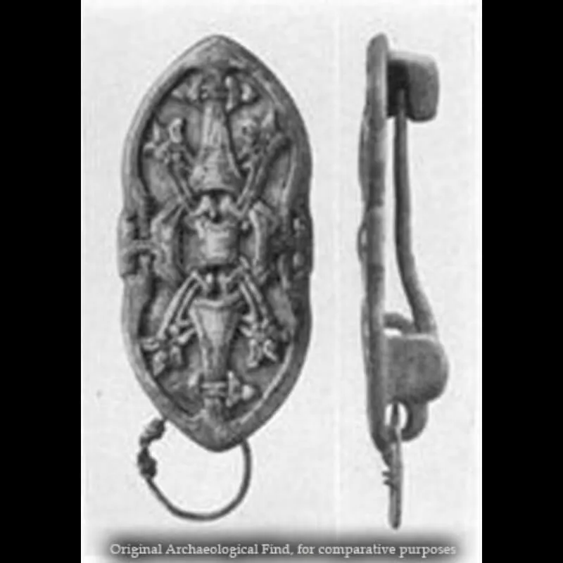 Handcrafted Brooch From Birka
