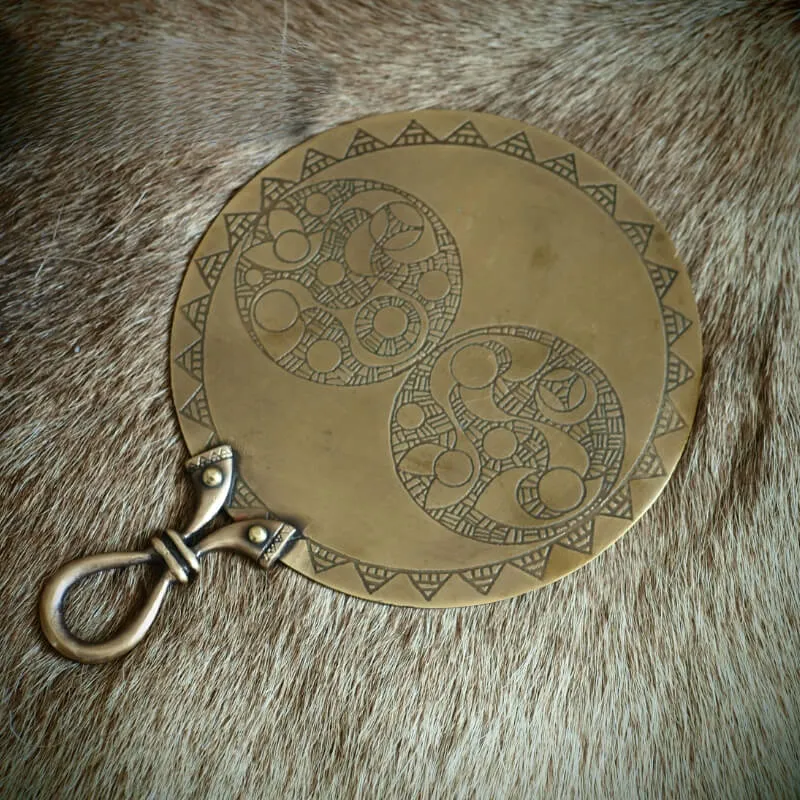 Handcrafted Celtic La Téne Mirror