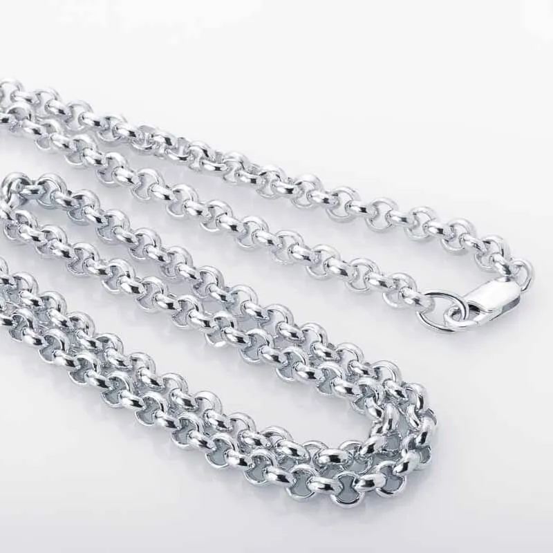 Handcrafted Chain Rolo 925 Silver