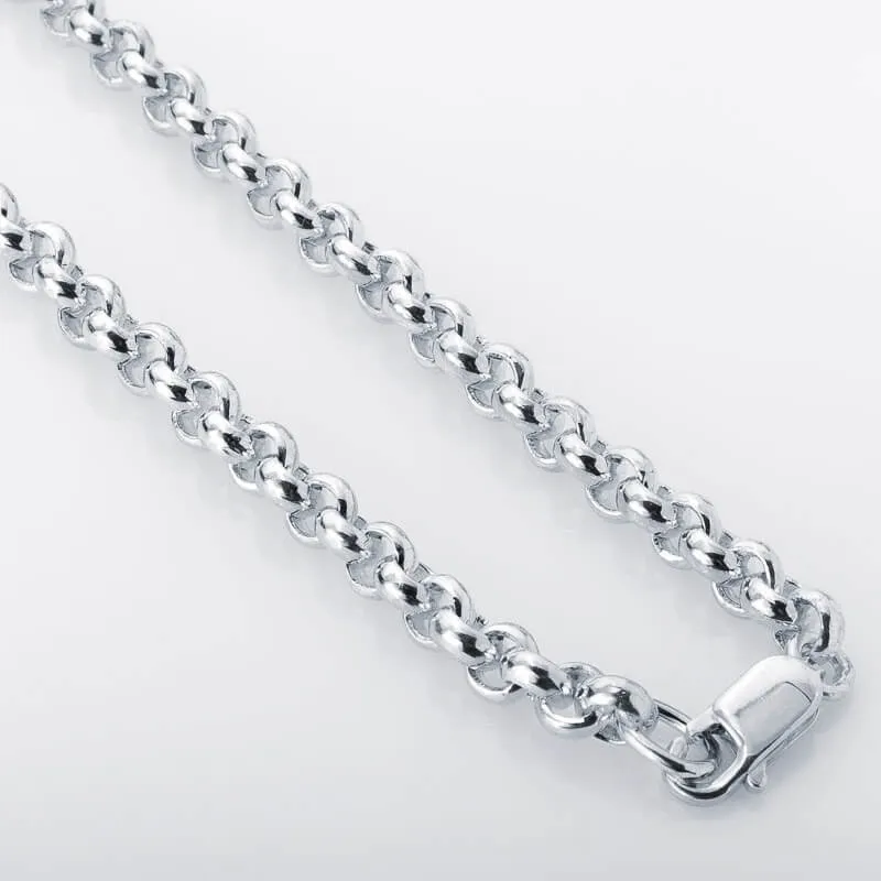 Handcrafted Chain Rolo 925 Silver