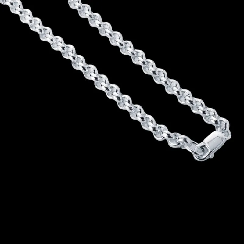 Handcrafted Chain Rolo 925 Silver