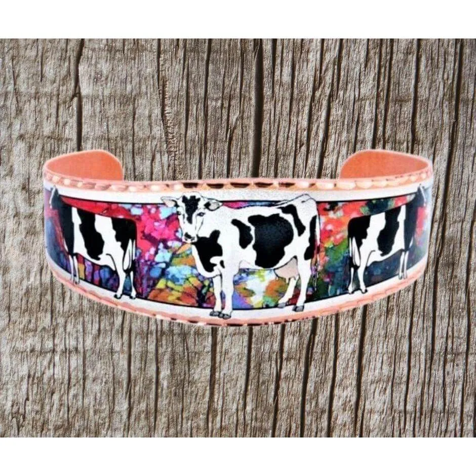 Handcrafted Cows Bracelet