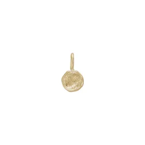 Handcrafted Disc Pendant (14K)