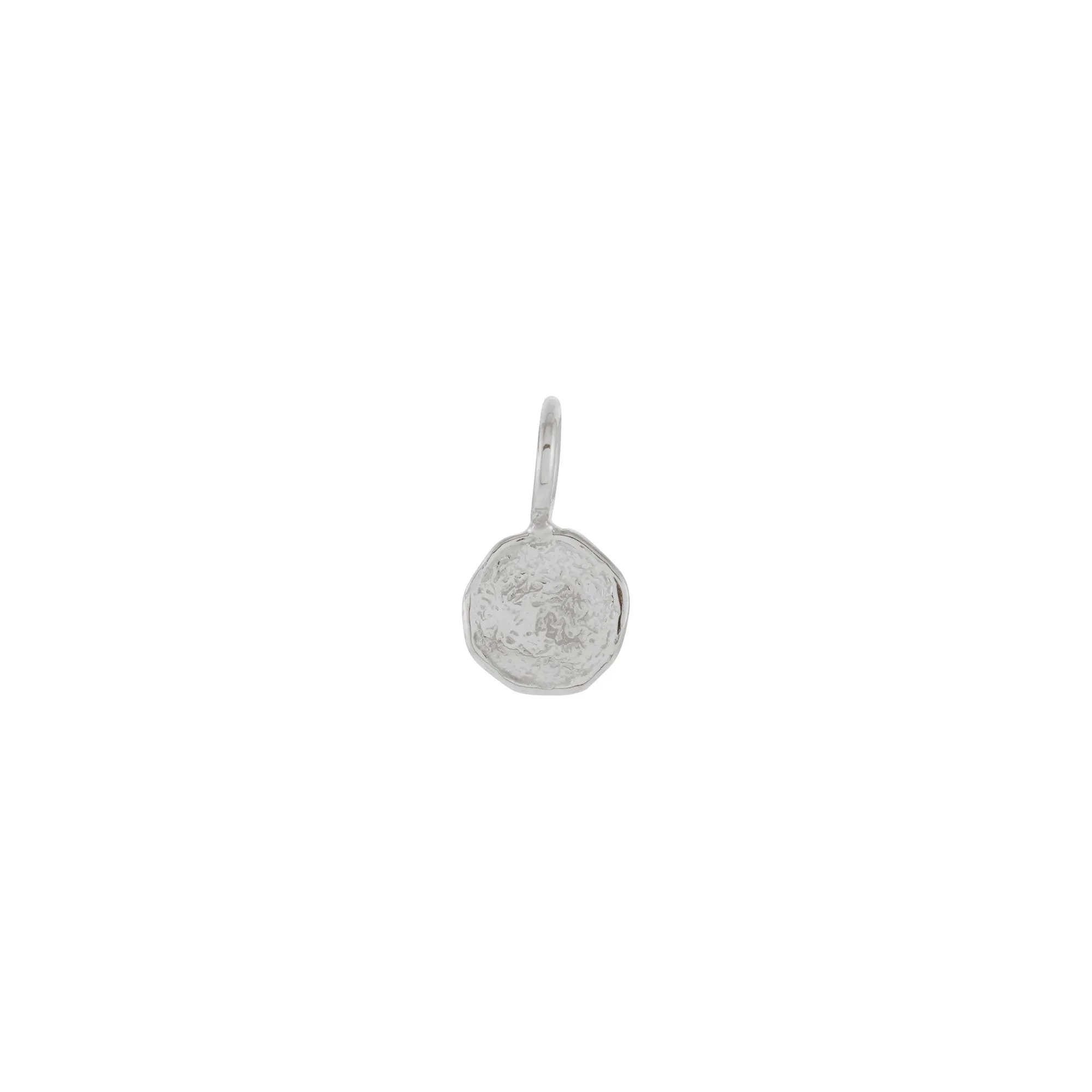 Handcrafted Disc Pendant (14K)