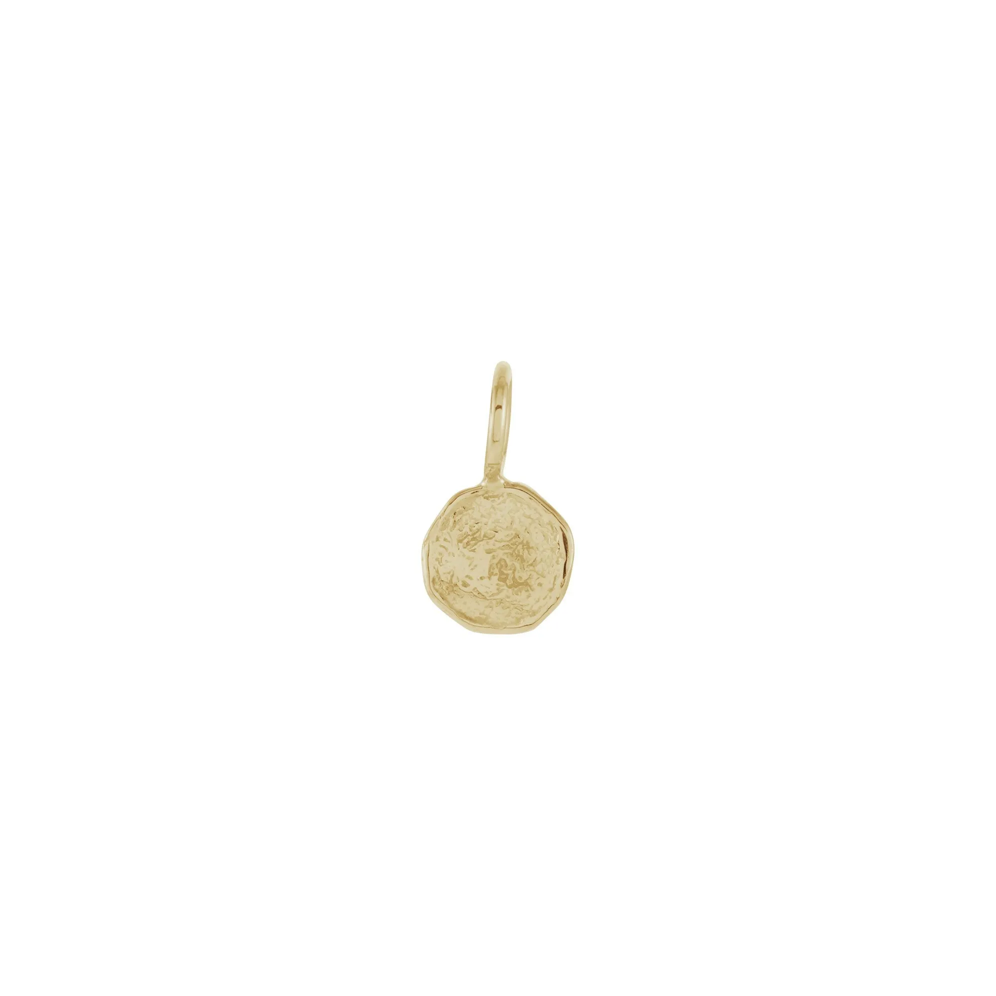 Handcrafted Disc Pendant (14K)
