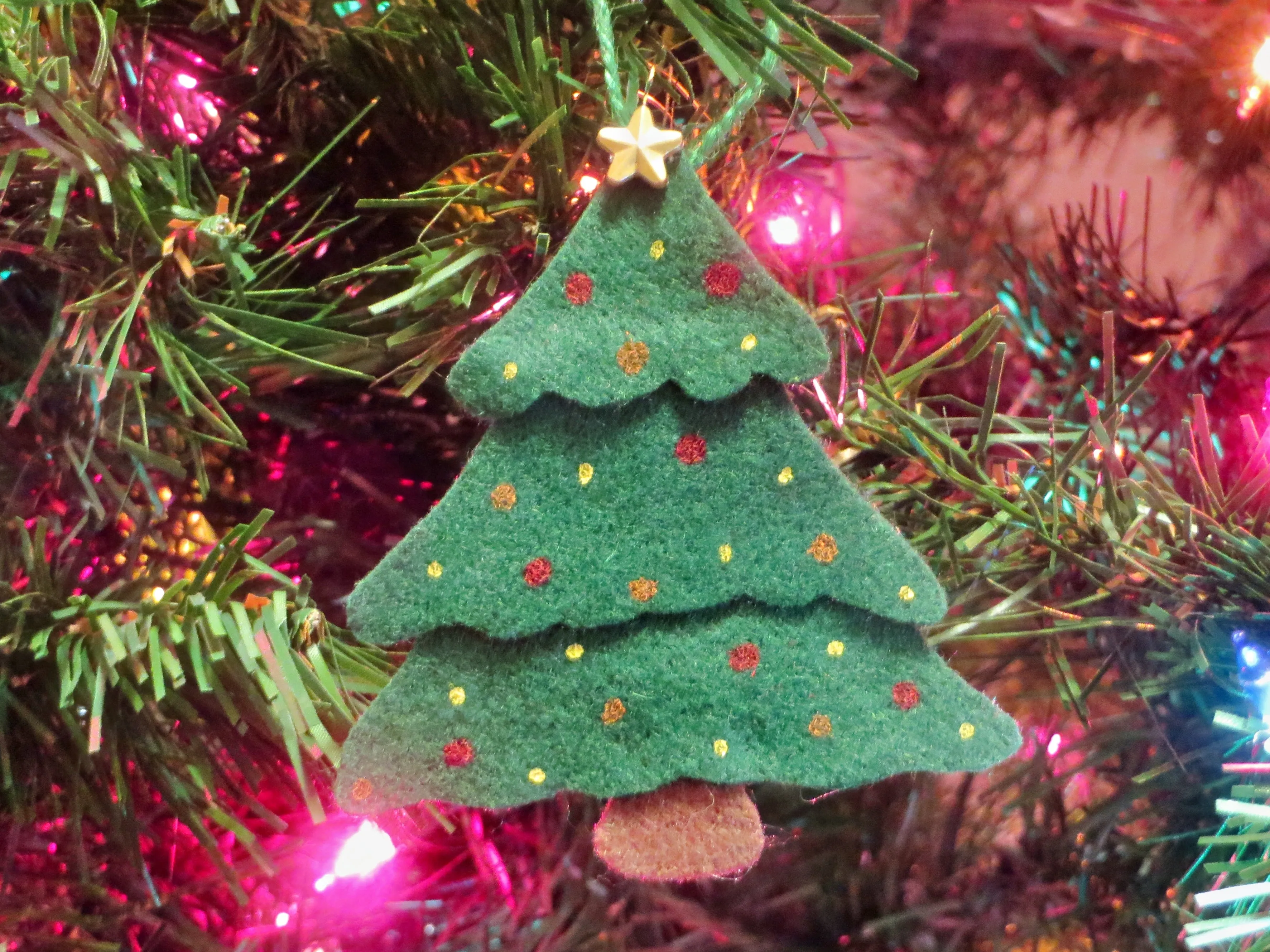 Handcrafted Felt Christmas Ornaments