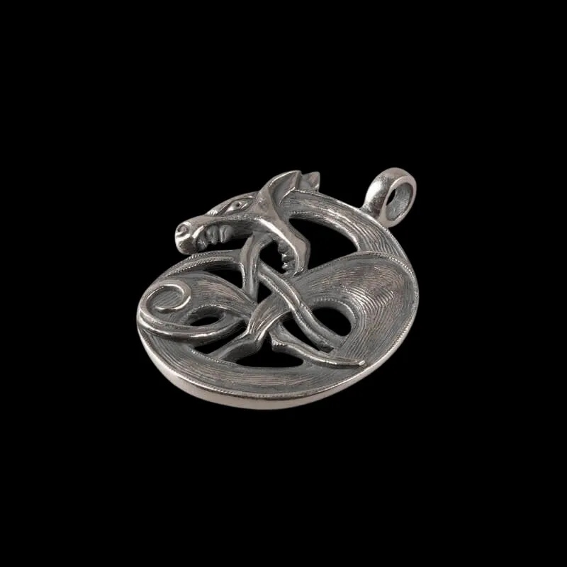 Handcrafted Fenrir Amulet Necklace