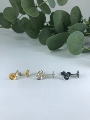 Handcrafted Flower Stud Earrings
