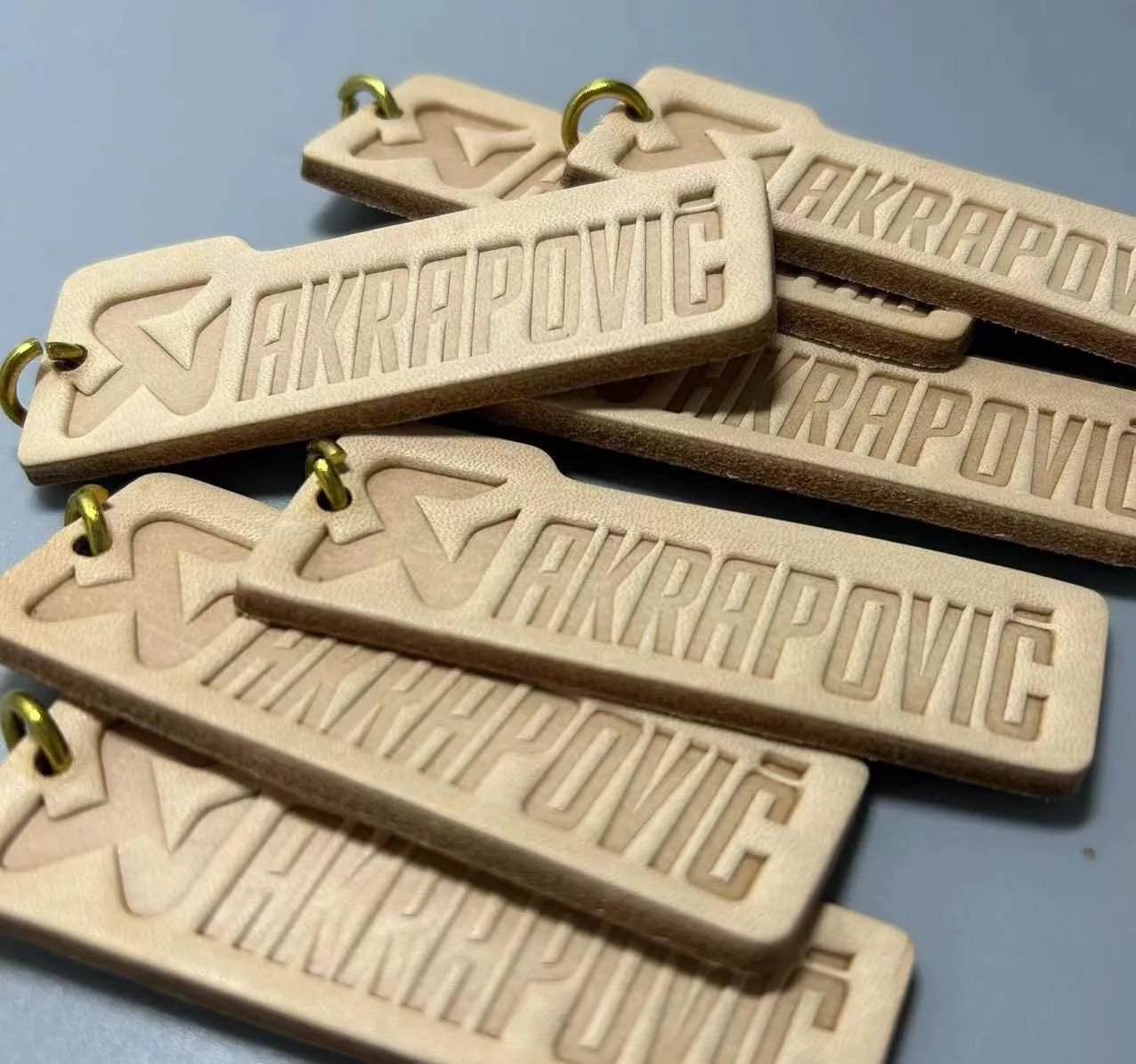 Handcrafted Genuine Leather Keychain