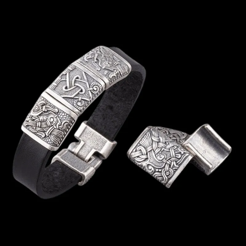 Handcrafted Hel Asgard Viking Bracelet
