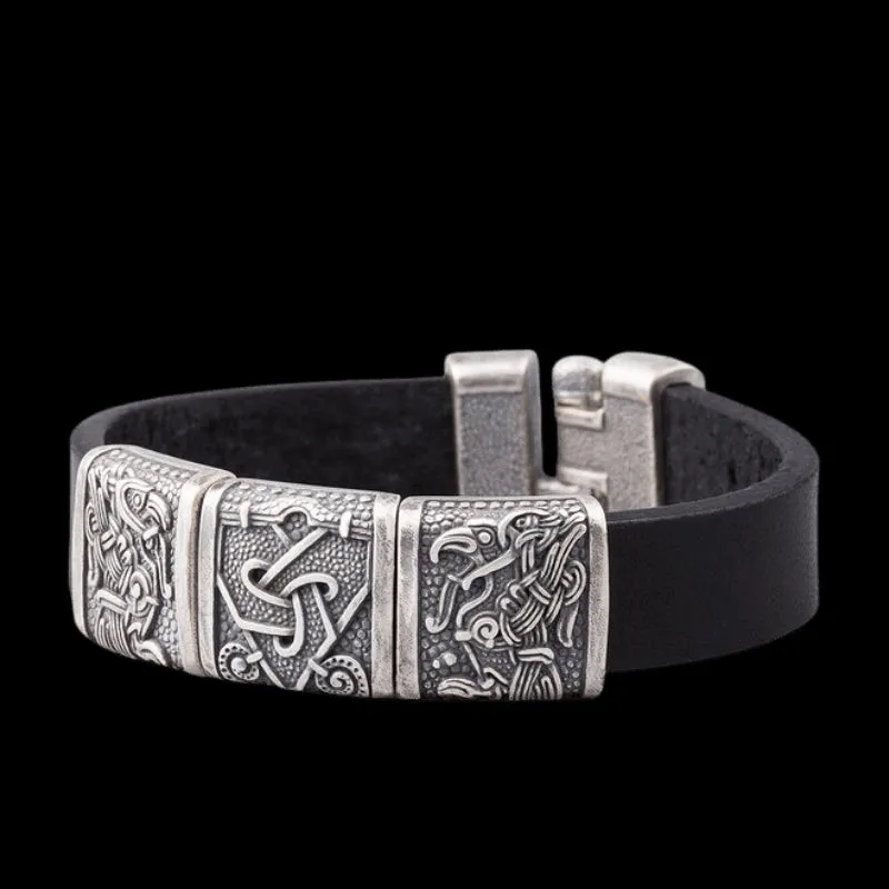 Handcrafted Hel Asgard Viking Bracelet