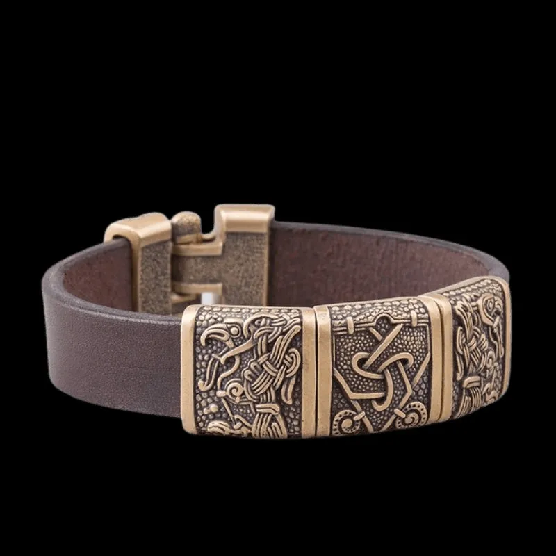 Handcrafted Hel Asgard Viking Bracelet