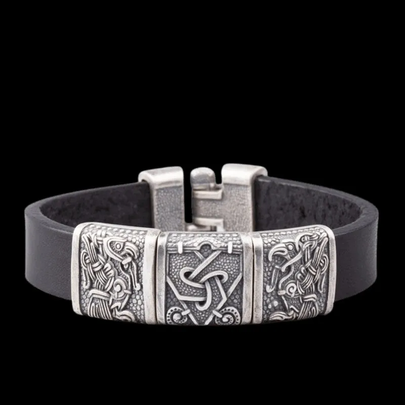 Handcrafted Hel Asgard Viking Bracelet