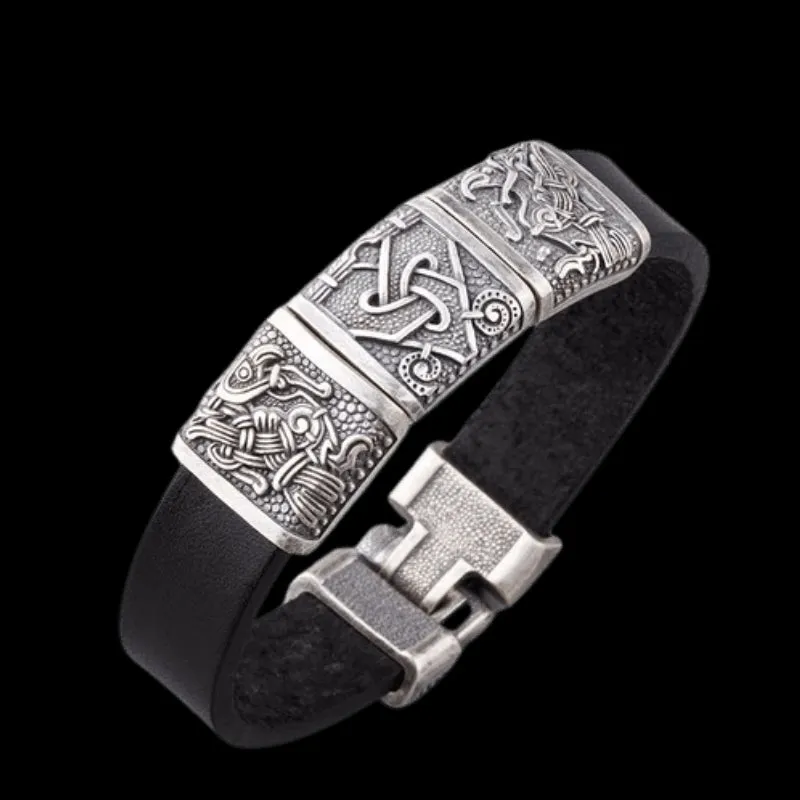 Handcrafted Hel Asgard Viking Bracelet