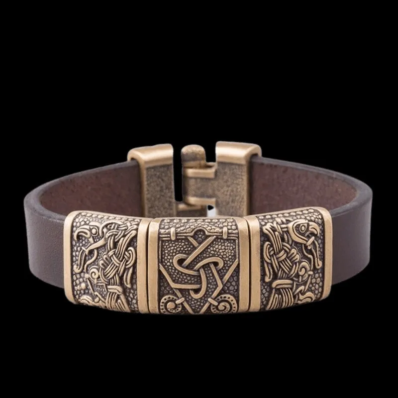 Handcrafted Hel Asgard Viking Bracelet