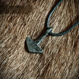 Handcrafted Iron Mjolnir Pendant