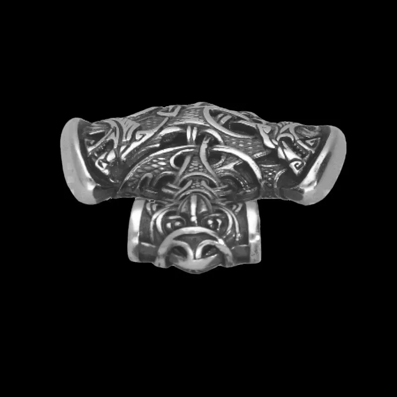 Handcrafted Mjolnir Silver Necklace