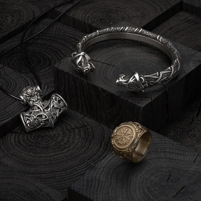 Handcrafted Mjolnir Silver Necklace