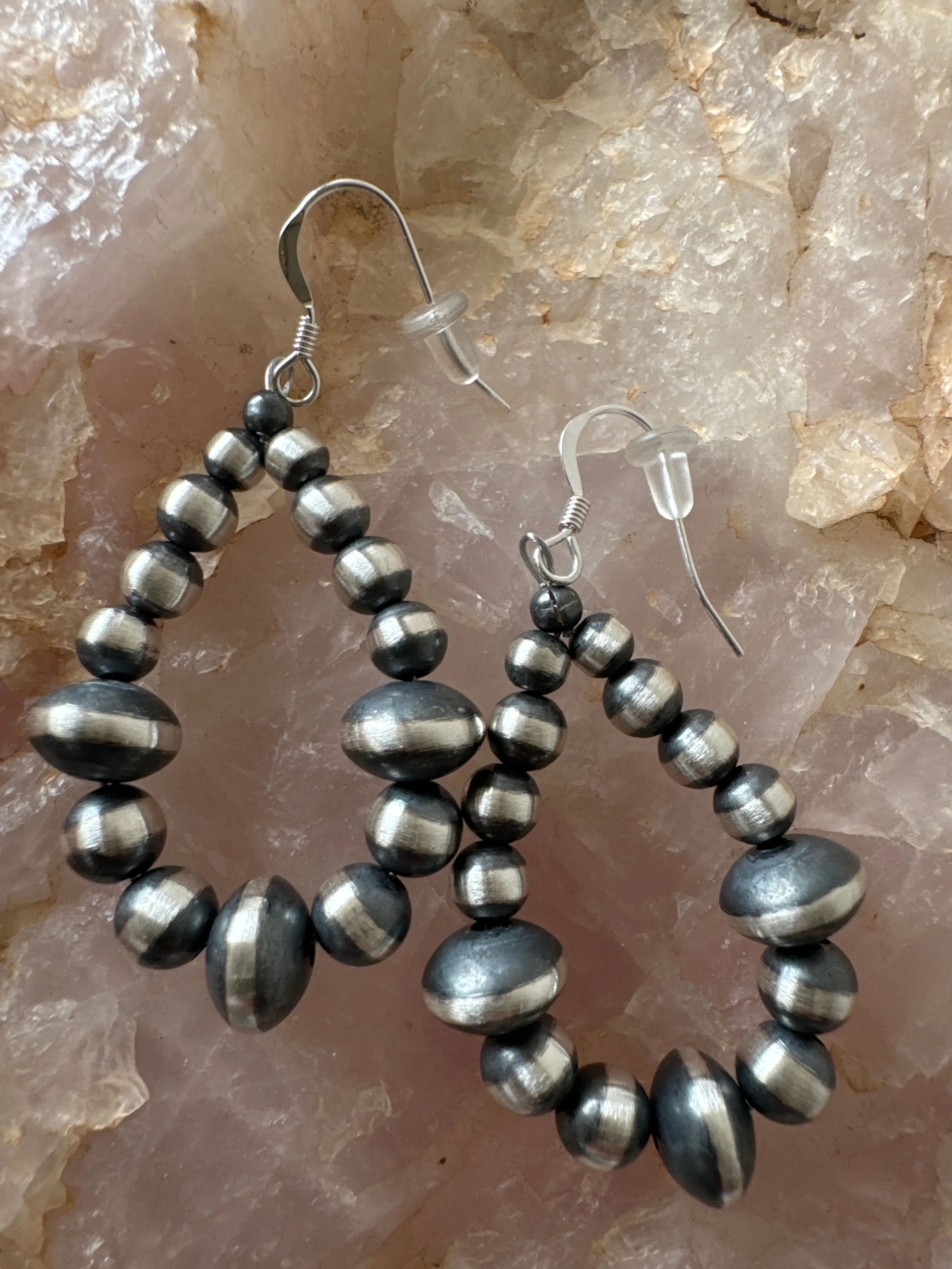 Handcrafted Navajo Pearl Earrings