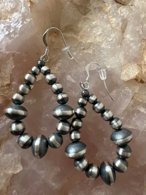 Handcrafted Navajo Pearl Earrings