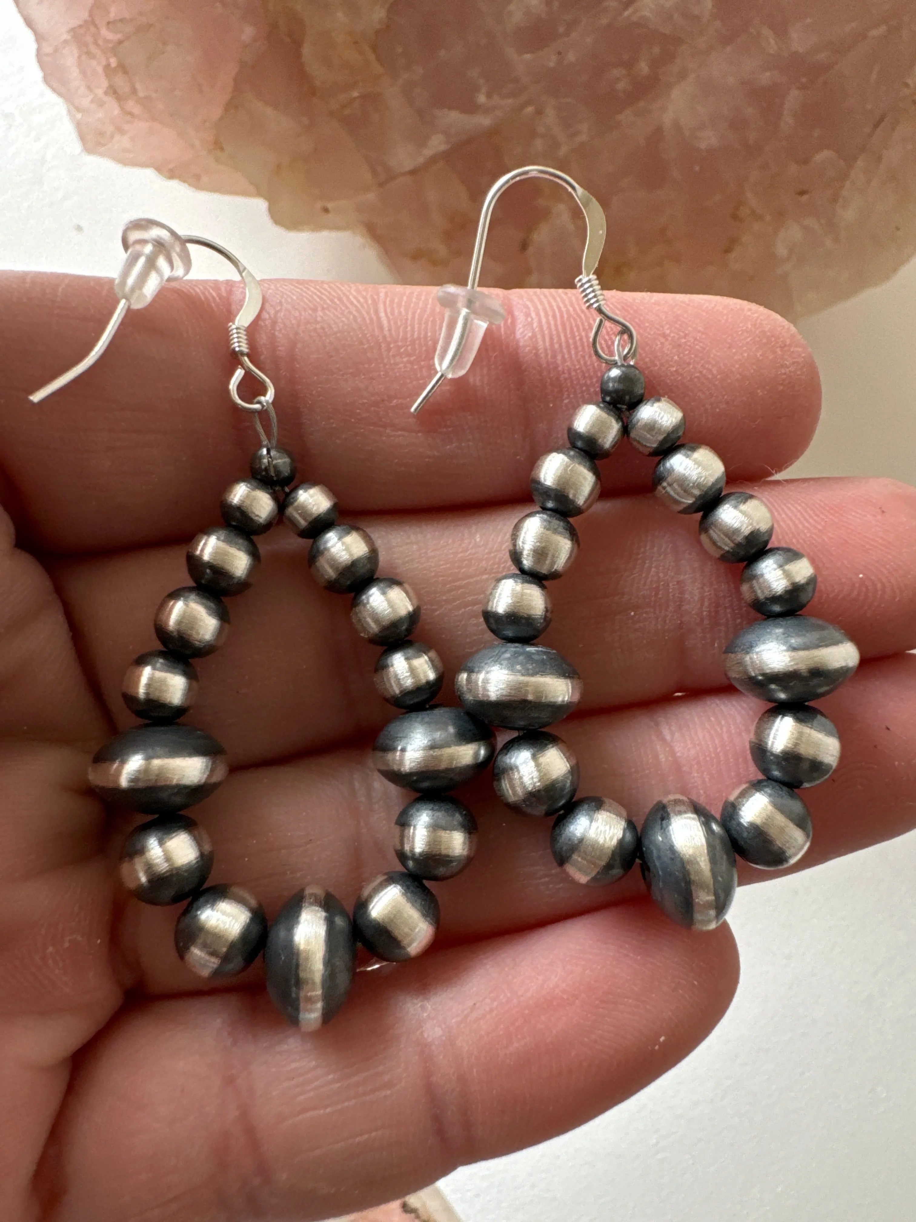 Handcrafted Navajo Pearl Earrings
