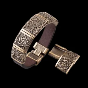 Handcrafted Odin Asgard Viking Bracelet