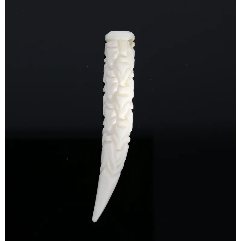 Handcrafted Pendant "Carved Horn"