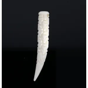 Handcrafted Pendant "Carved Horn"
