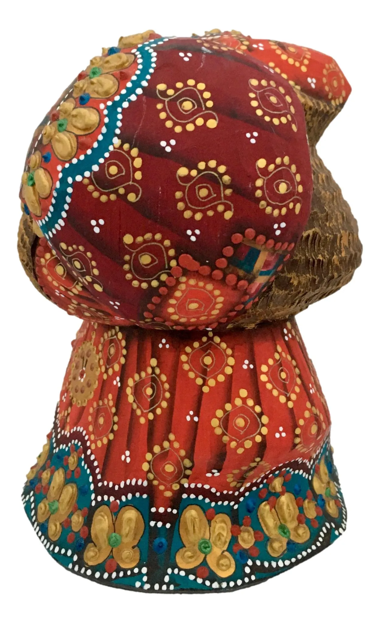 Handcrafted Santa with Lantern