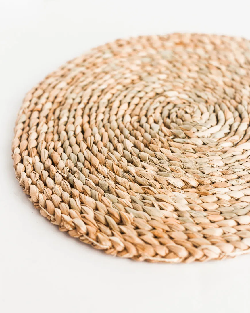 Handcrafted Seagrass Charger