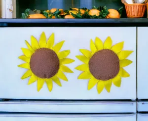 Handcrafted Sunflower Magnets