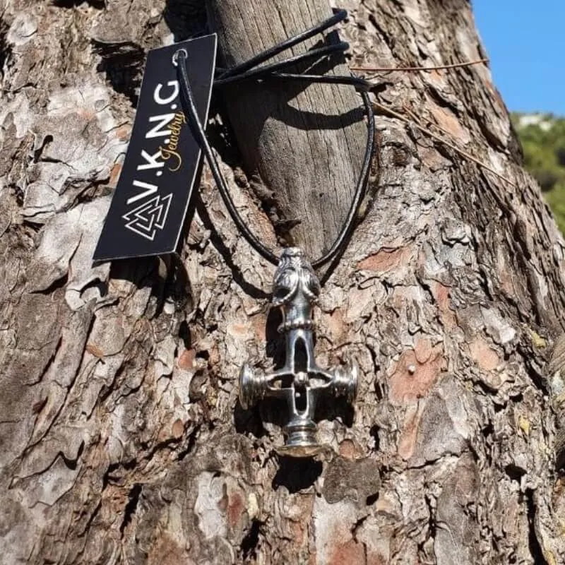 Handcrafted Vargkors  Silver  Pendant