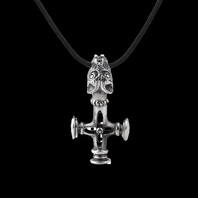 Handcrafted Vargkors  Silver  Pendant