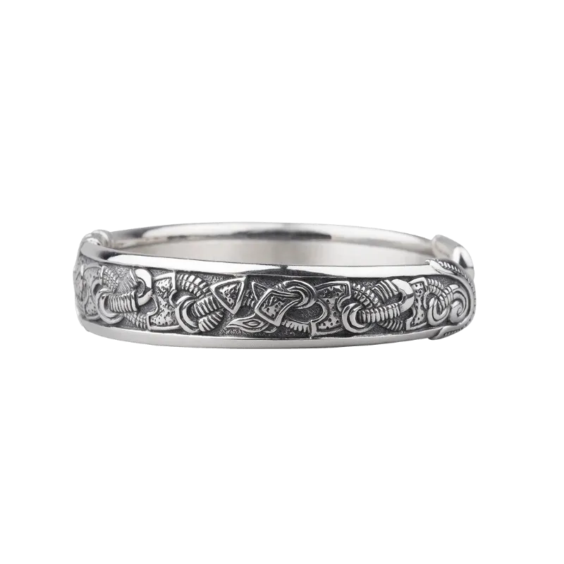 Handcrafted Viking Art Cuff